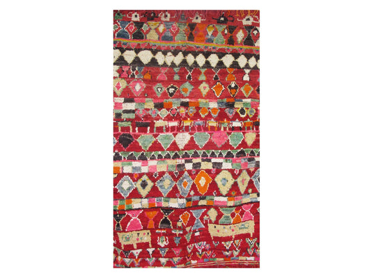 Vintage Moroccan Rug - Tamenzut Morocco Collection Boujaad Rugs Of Morocco