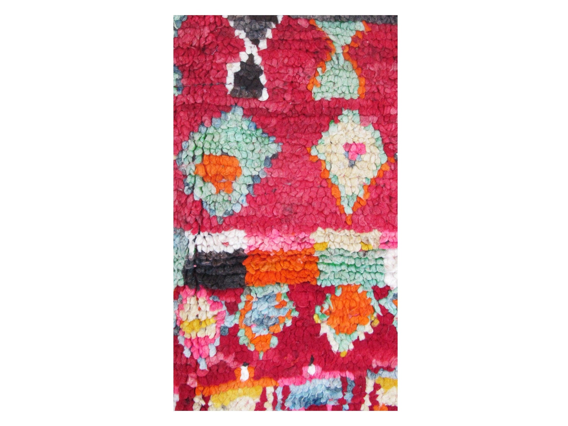 Vintage Moroccan Rug - Tamenzut Morocco Collection Boujaad Rugs Of Morocco
