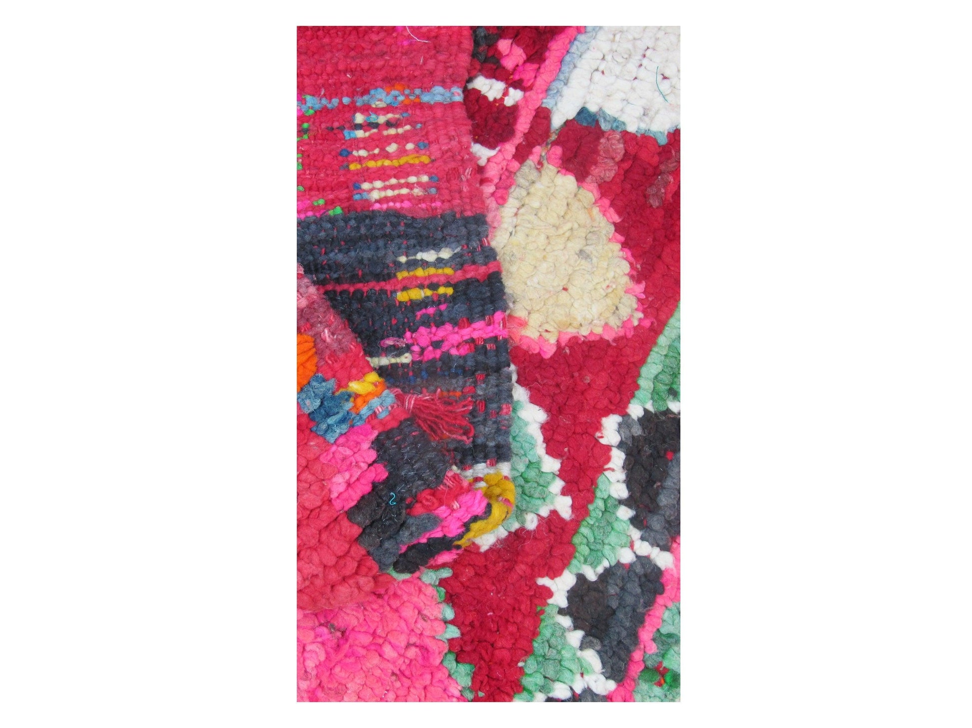 Vintage Moroccan Rug - Tamenzut Morocco Collection Boujaad Rugs Of Morocco