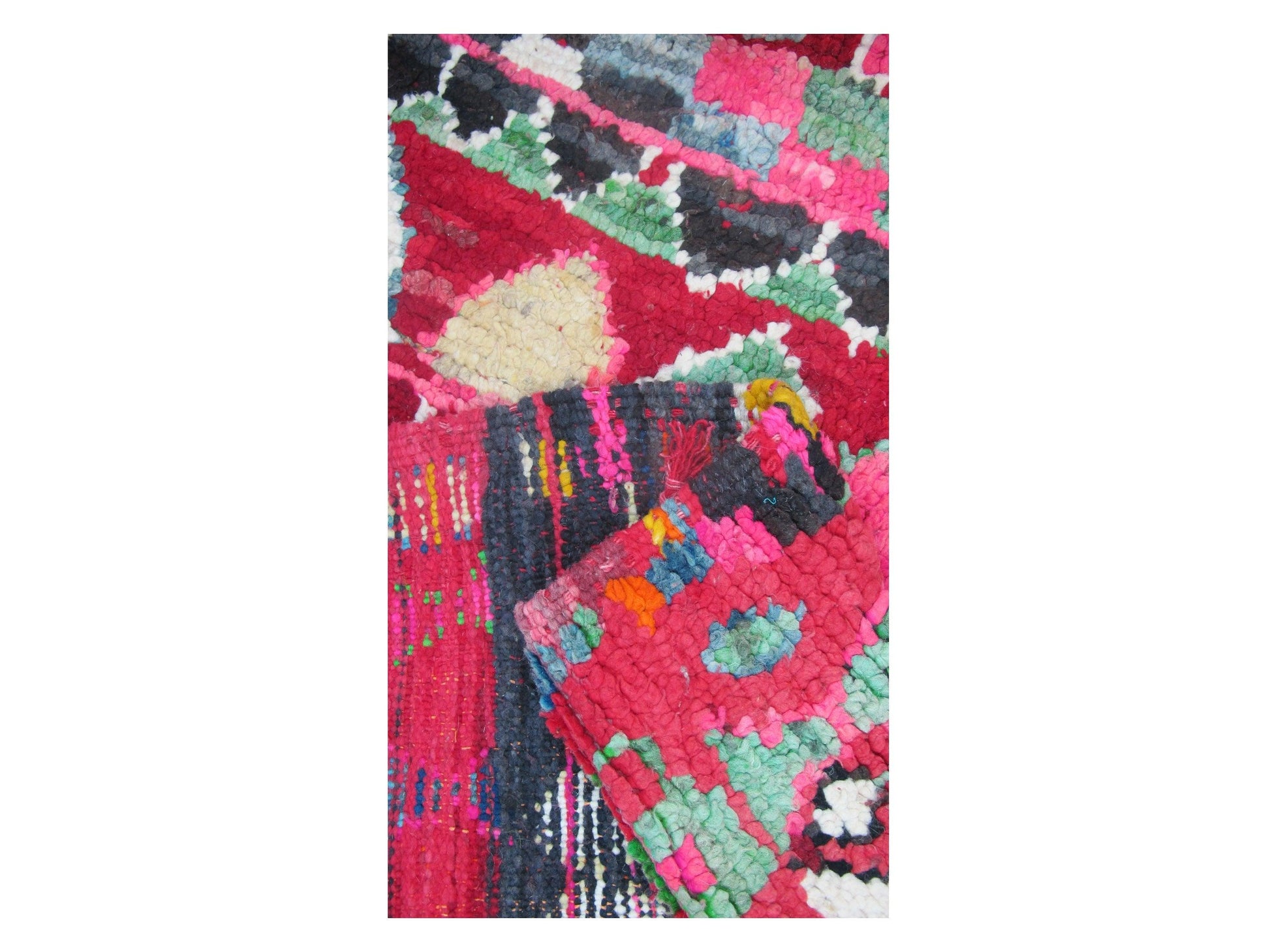 Vintage Moroccan Rug - Tamenzut Morocco Collection Boujaad Rugs Of Morocco