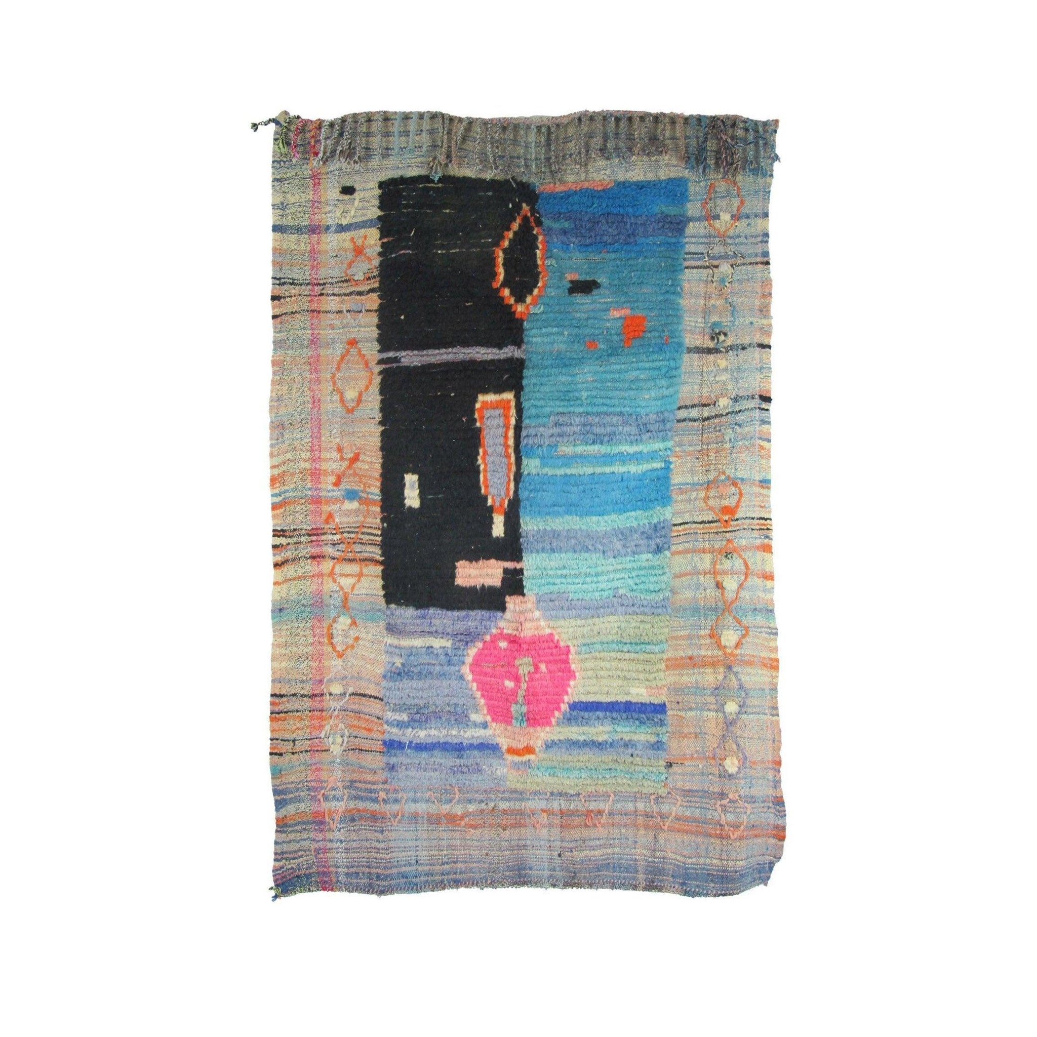 Vintage Moroccan Rug - Tanamart Morocco Collection Boujaad Rugs Of Morocco