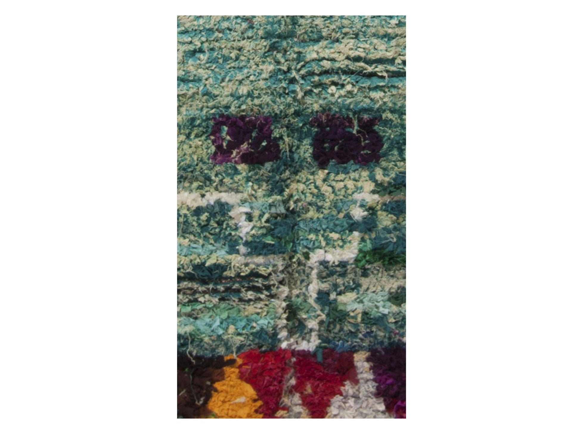 Vintage Moroccan Rug - Tanirt Morocco Collection Boucherouite Rugs Of Morocco