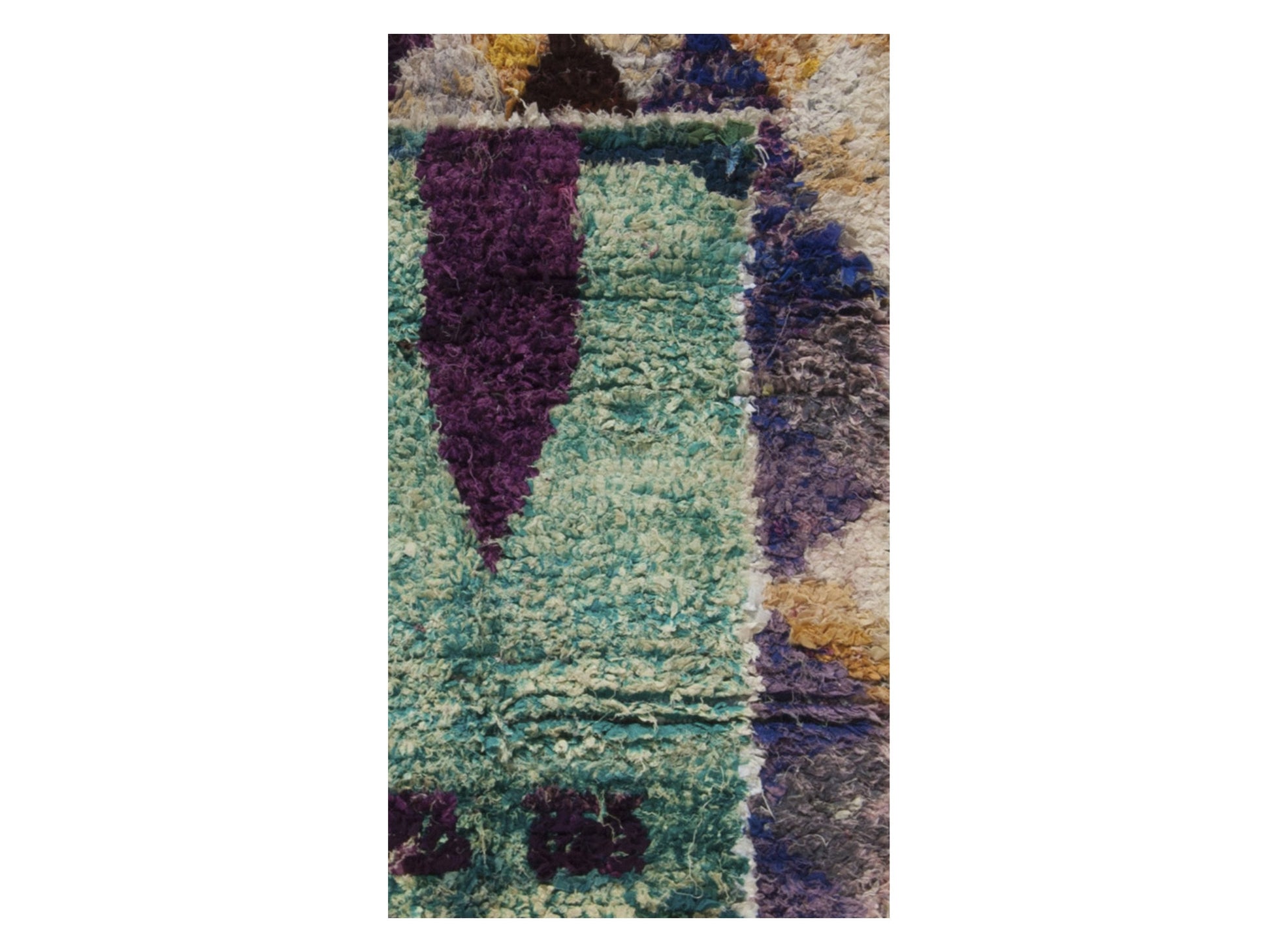 Vintage Moroccan Rug - Tanirt Morocco Collection Boucherouite Rugs Of Morocco