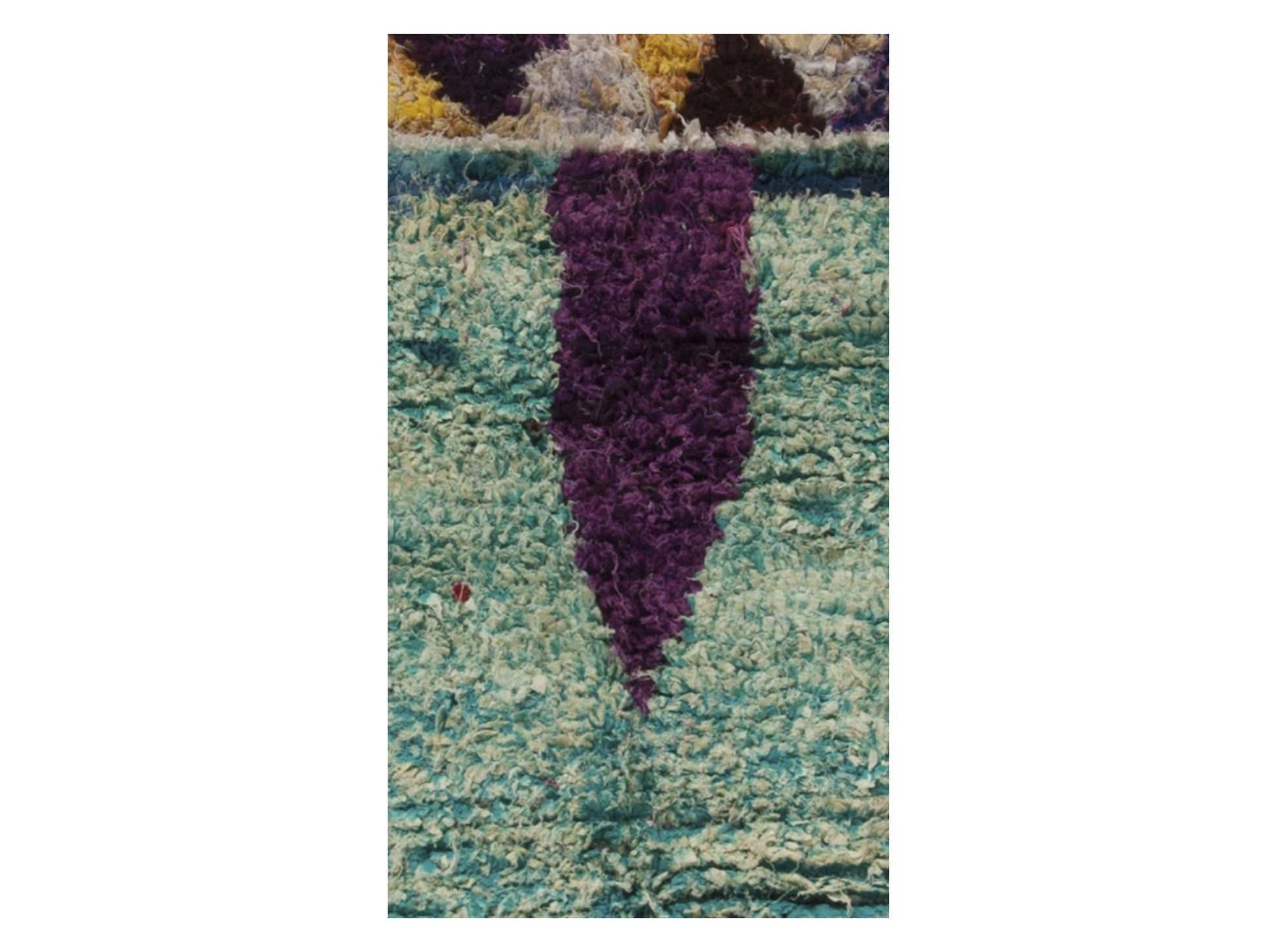Vintage Moroccan Rug - Tanirt Morocco Collection Boucherouite Rugs Of Morocco