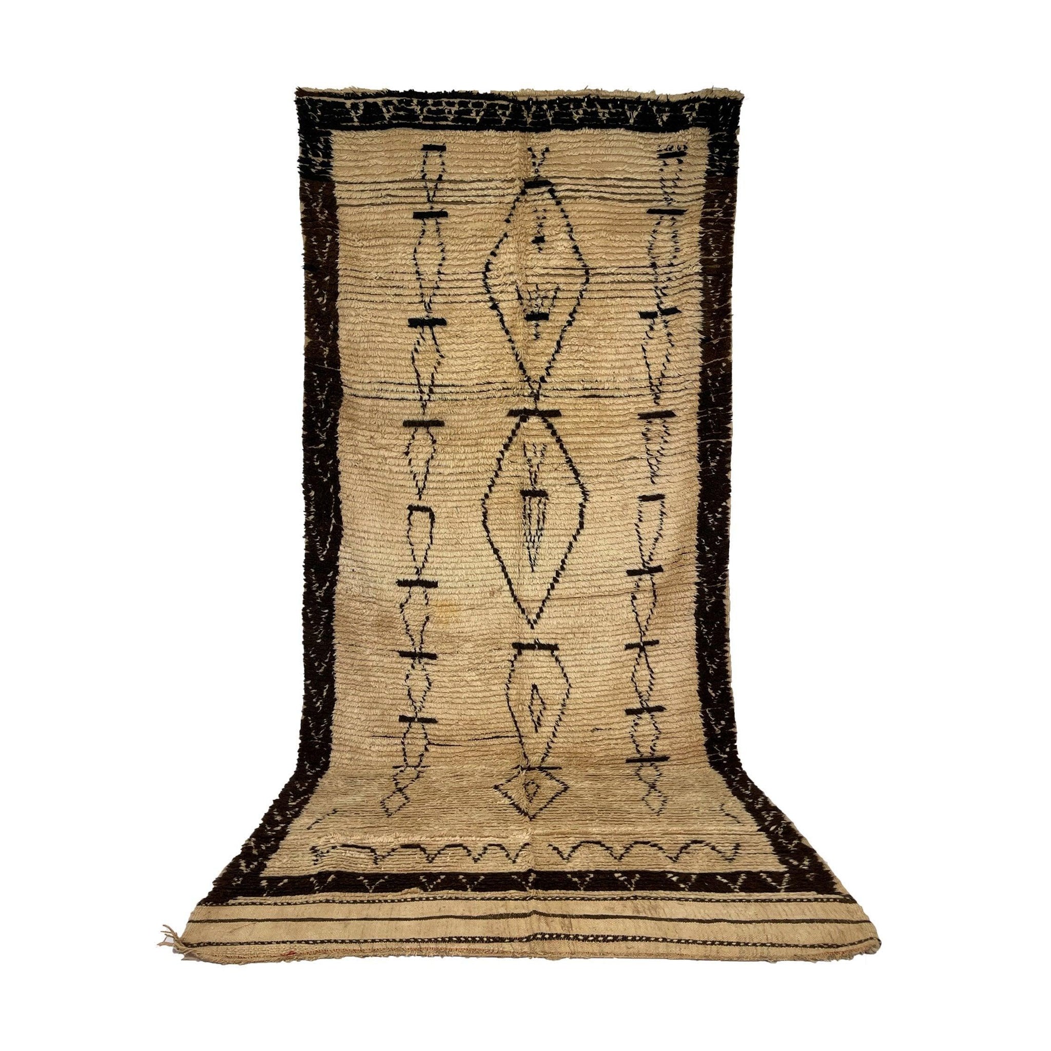 Vintage Moroccan Rug - Targa Morocco Collection Beni Ourain Rugs Of Morocco
