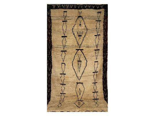Vintage Moroccan Rug - Targa Morocco Collection Beni Ourain Rugs Of Morocco