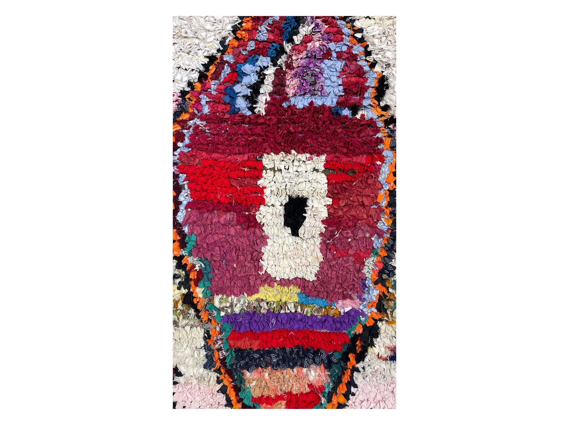 Vintage Moroccan Rug - Tharara Morocco Collection Boucherouite Rugs Of Morocco