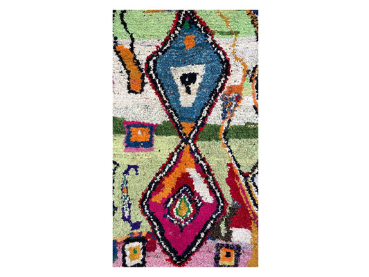 Vintage Moroccan Rug - Tharari Morocco Collection Boucherouite Rugs Of Morocco