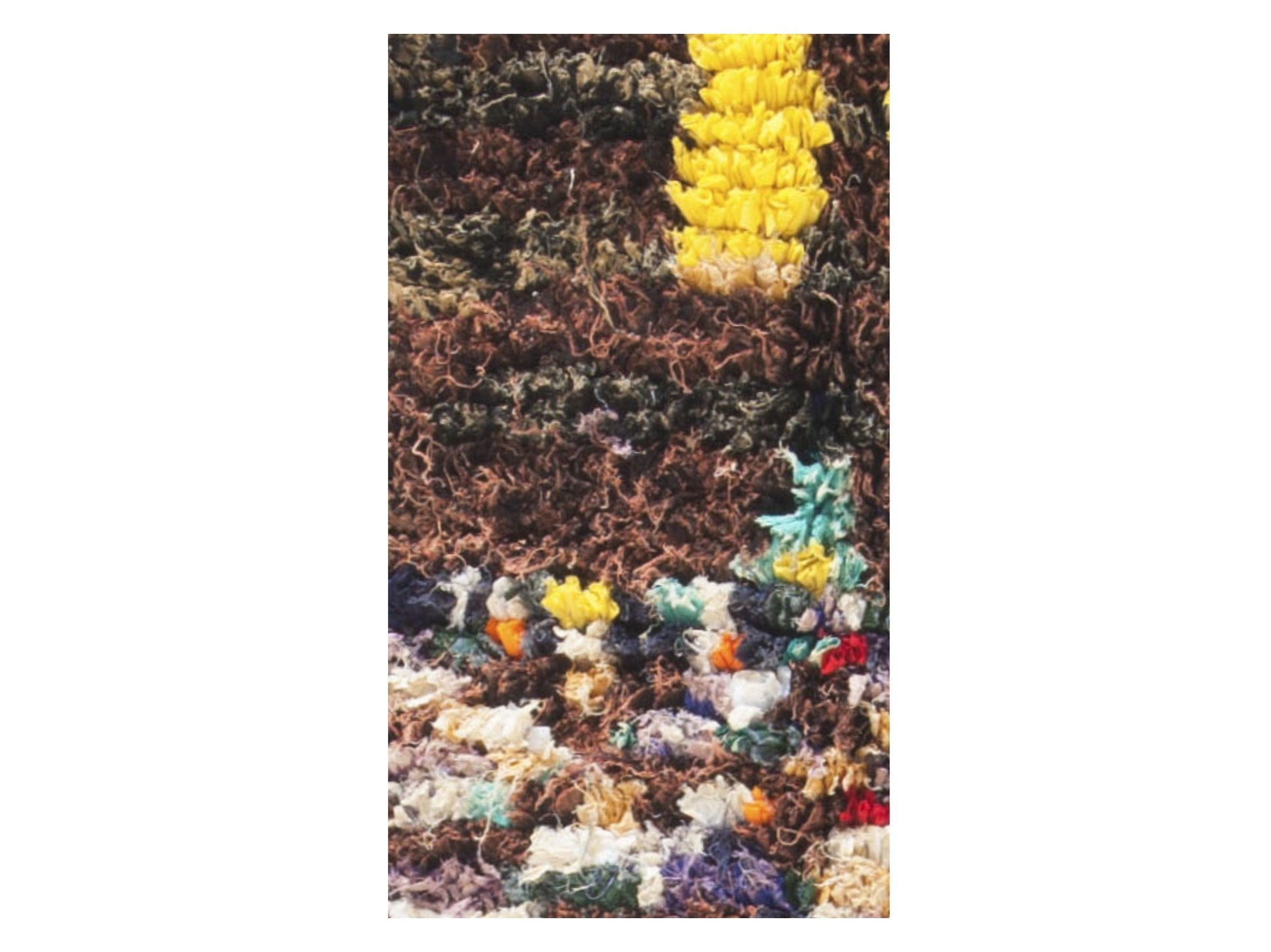 Vintage Moroccan Rug - Tifawin Morocco Collection Boucherouite Rugs Of Morocco