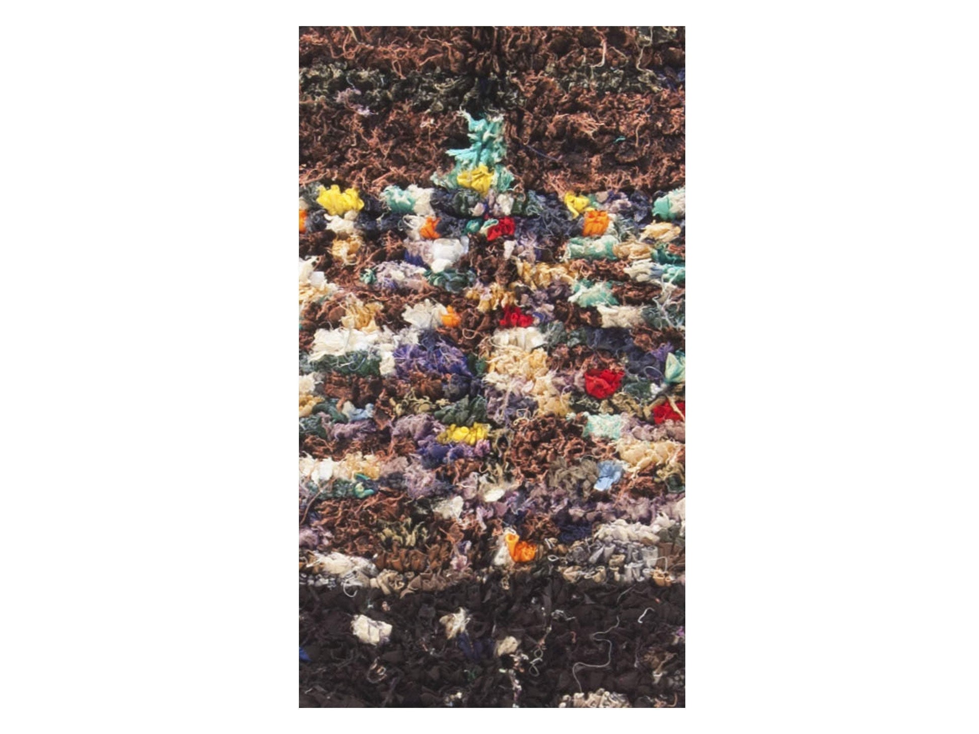 Vintage Moroccan Rug - Tifawin Morocco Collection Boucherouite Rugs Of Morocco