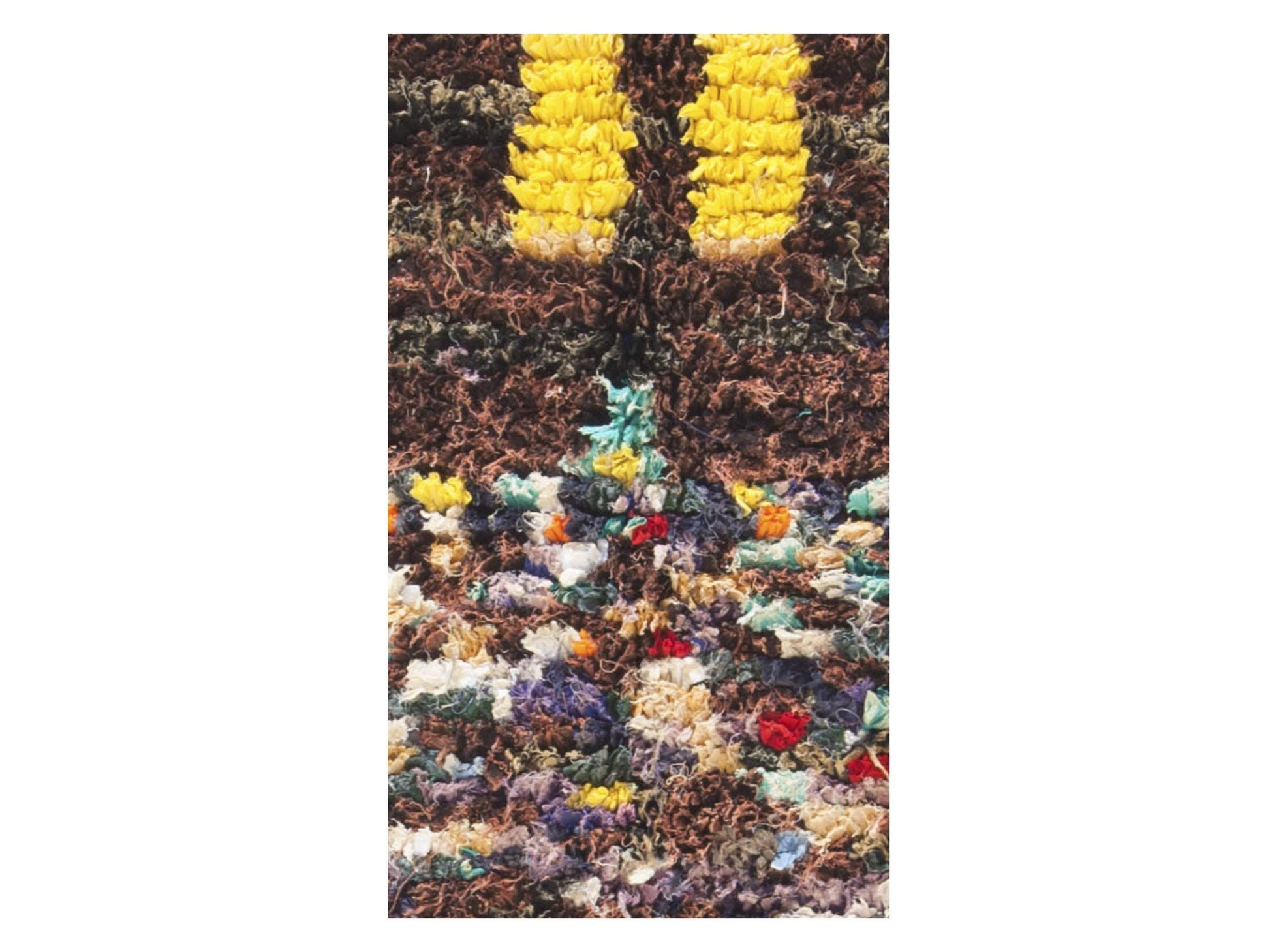 Vintage Moroccan Rug - Tifawin Morocco Collection Boucherouite Rugs Of Morocco