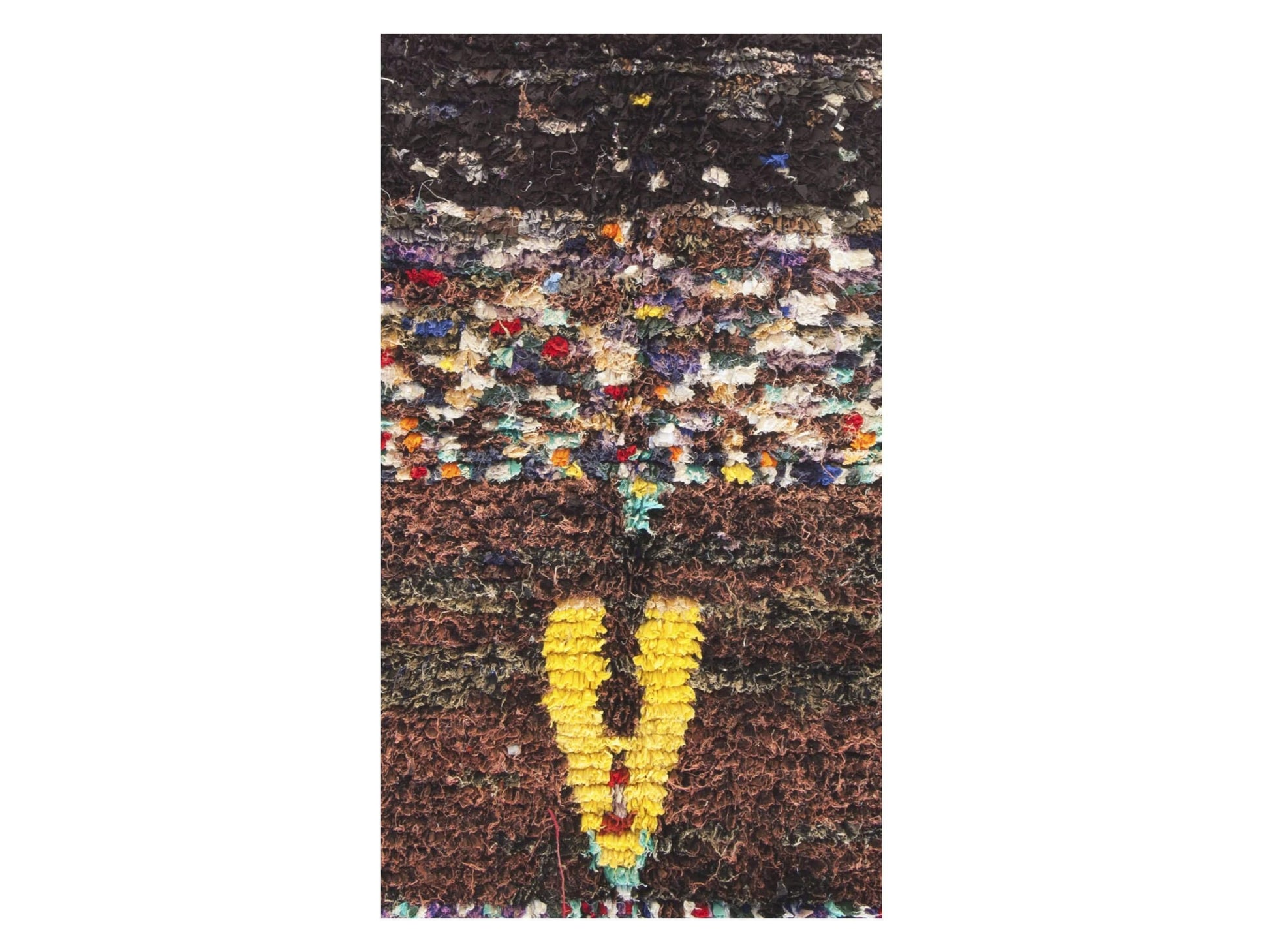 Vintage Moroccan Rug - Tifawin Morocco Collection Boucherouite Rugs Of Morocco
