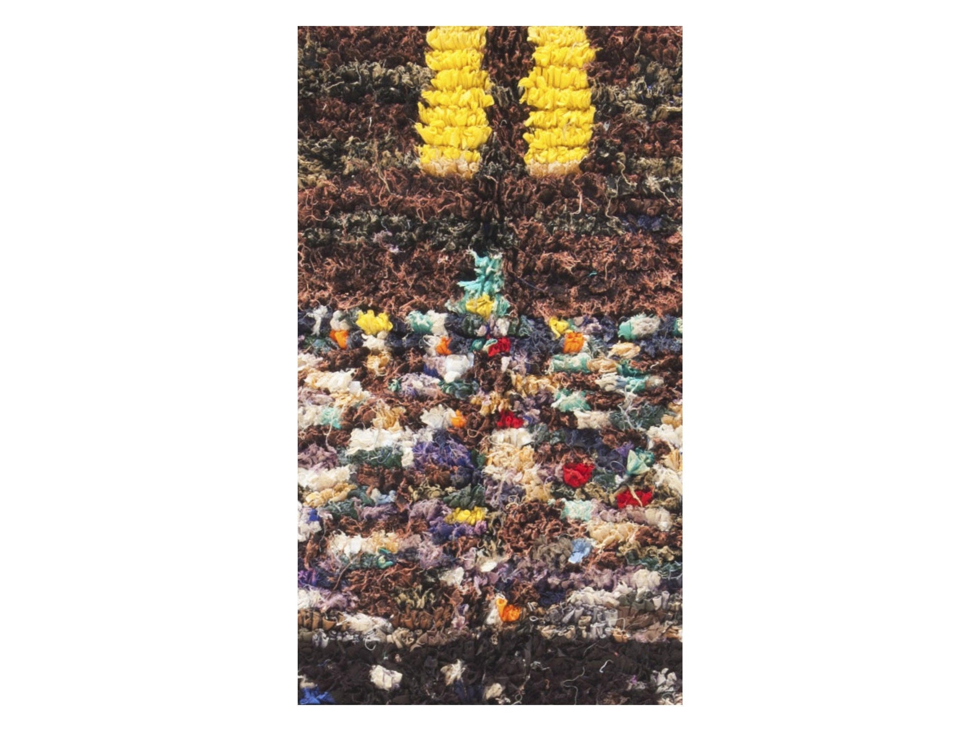 Vintage Moroccan Rug - Tifawin Morocco Collection Boucherouite Rugs Of Morocco