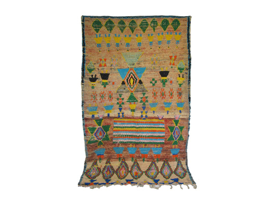 Vintage Moroccan Rug - Tinhainan Morocco Collection Boujaad Rugs Of Morocco
