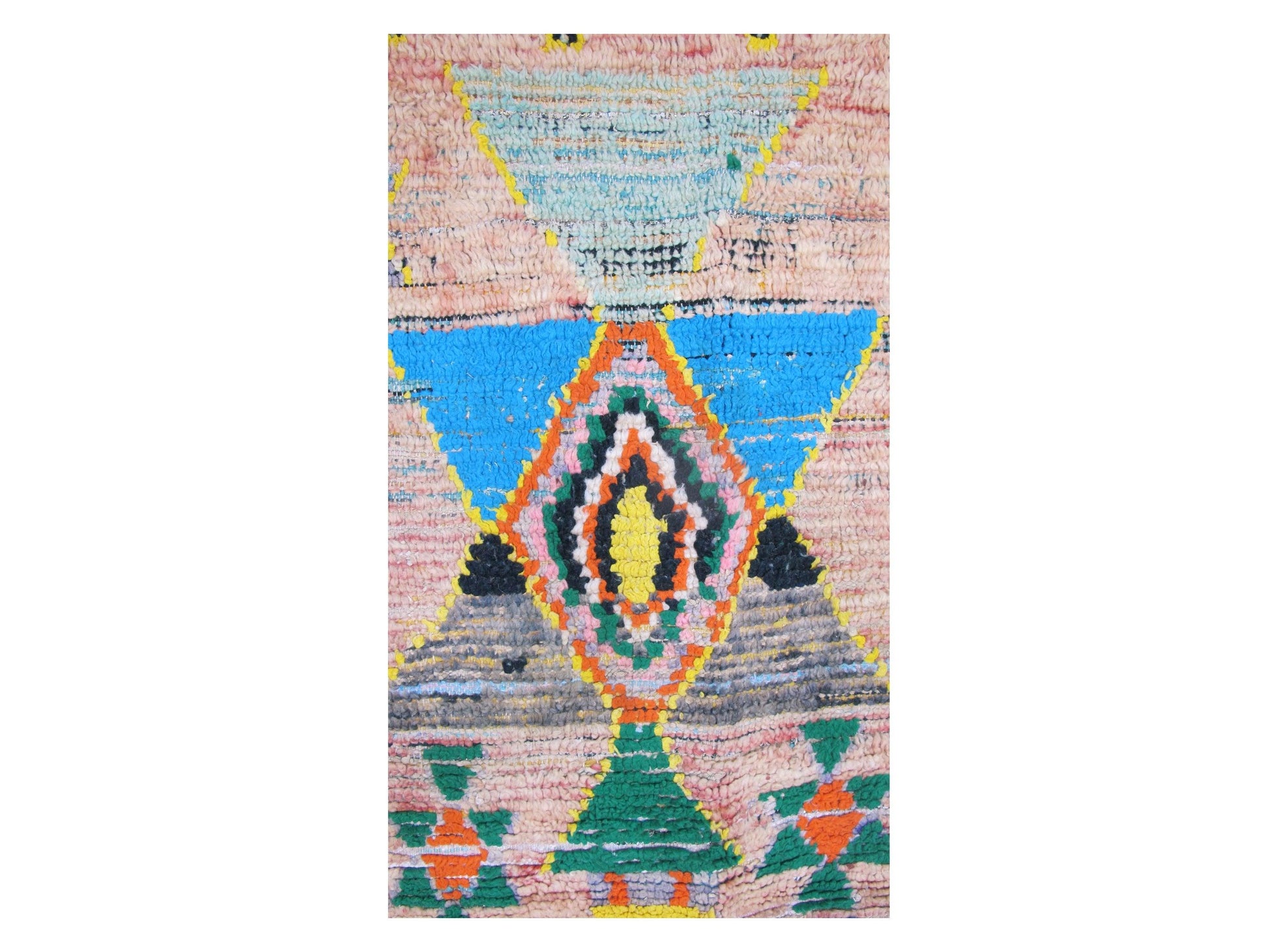 Vintage Moroccan Rug - Tinhainan Morocco Collection Boujaad Rugs Of Morocco