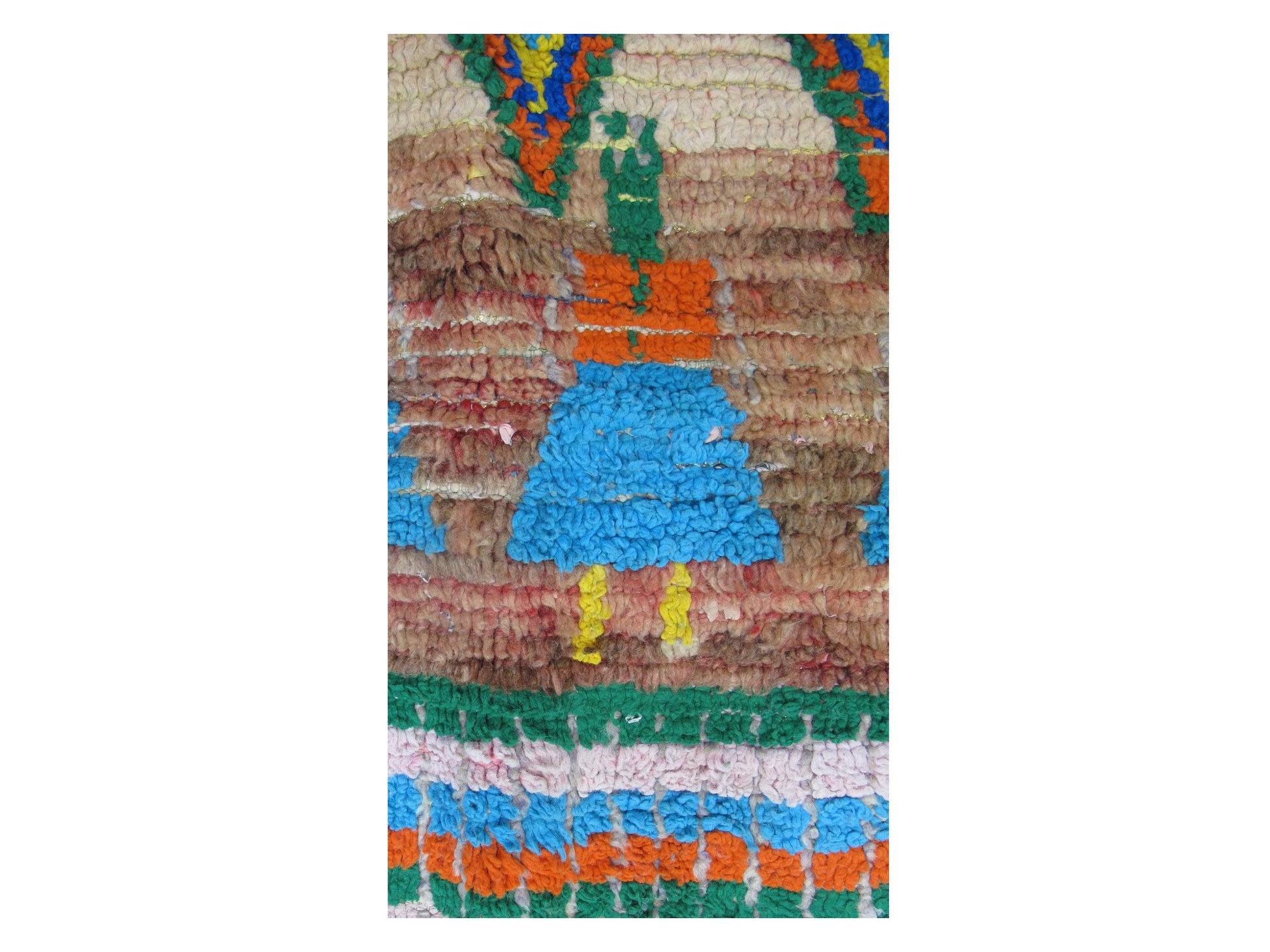 Vintage Moroccan Rug - Tinhainan Morocco Collection Boujaad Rugs Of Morocco