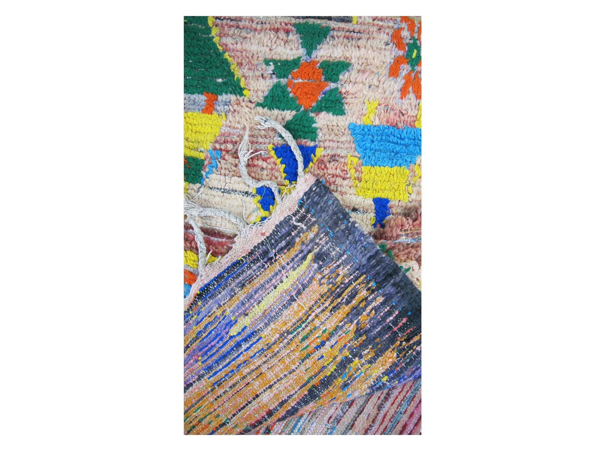 Vintage Moroccan Rug - Tinhainan Morocco Collection Boujaad Rugs Of Morocco