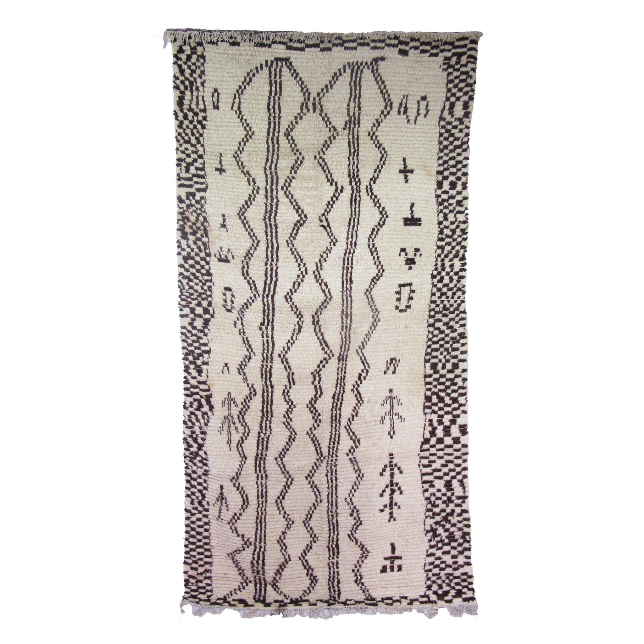 Vintage Moroccan Rug - Tunzar Morocco Collection Azilal Rugs Of Morocco