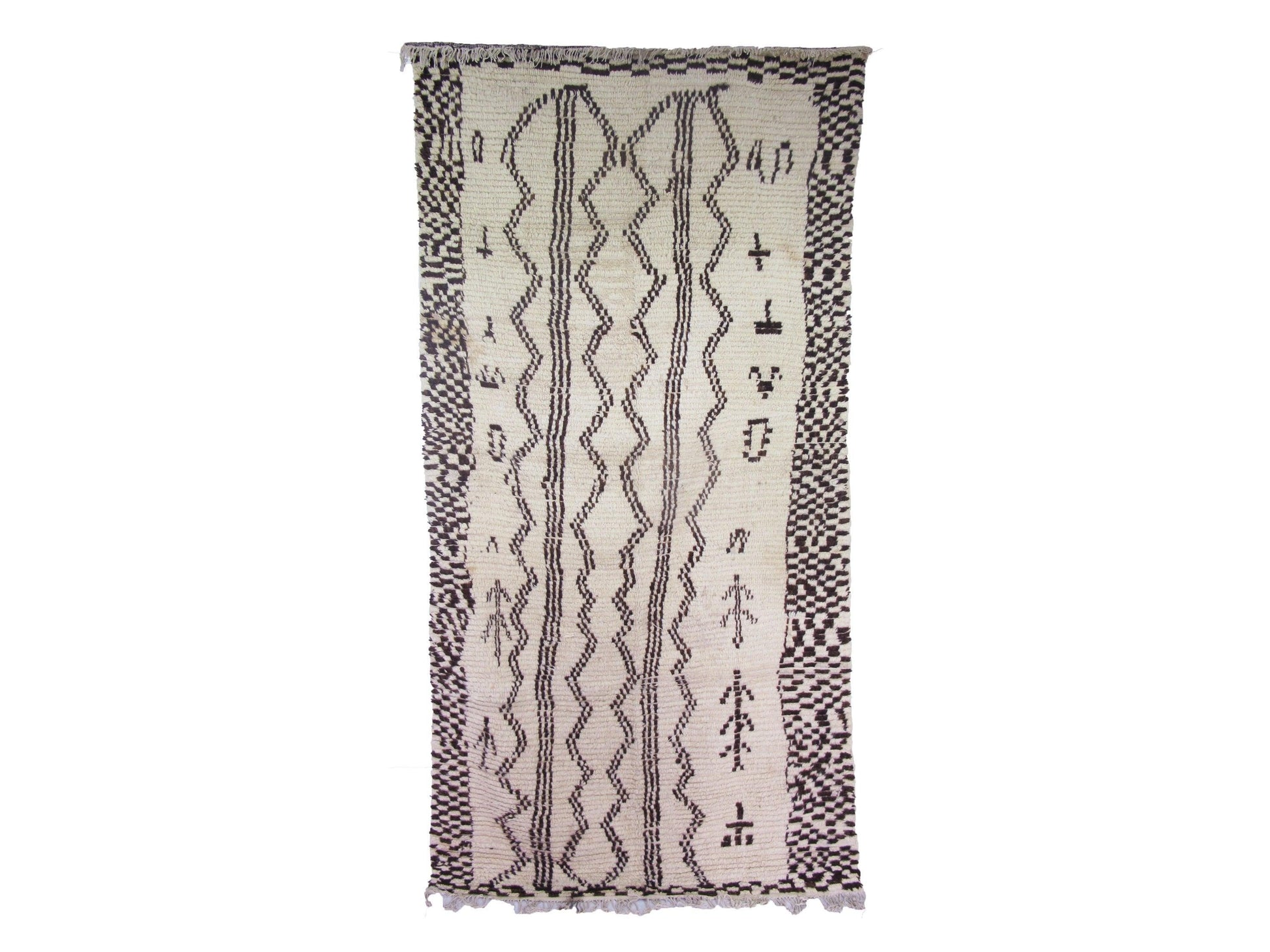 Vintage Moroccan Rug - Tunzar Morocco Collection Azilal Rugs Of Morocco
