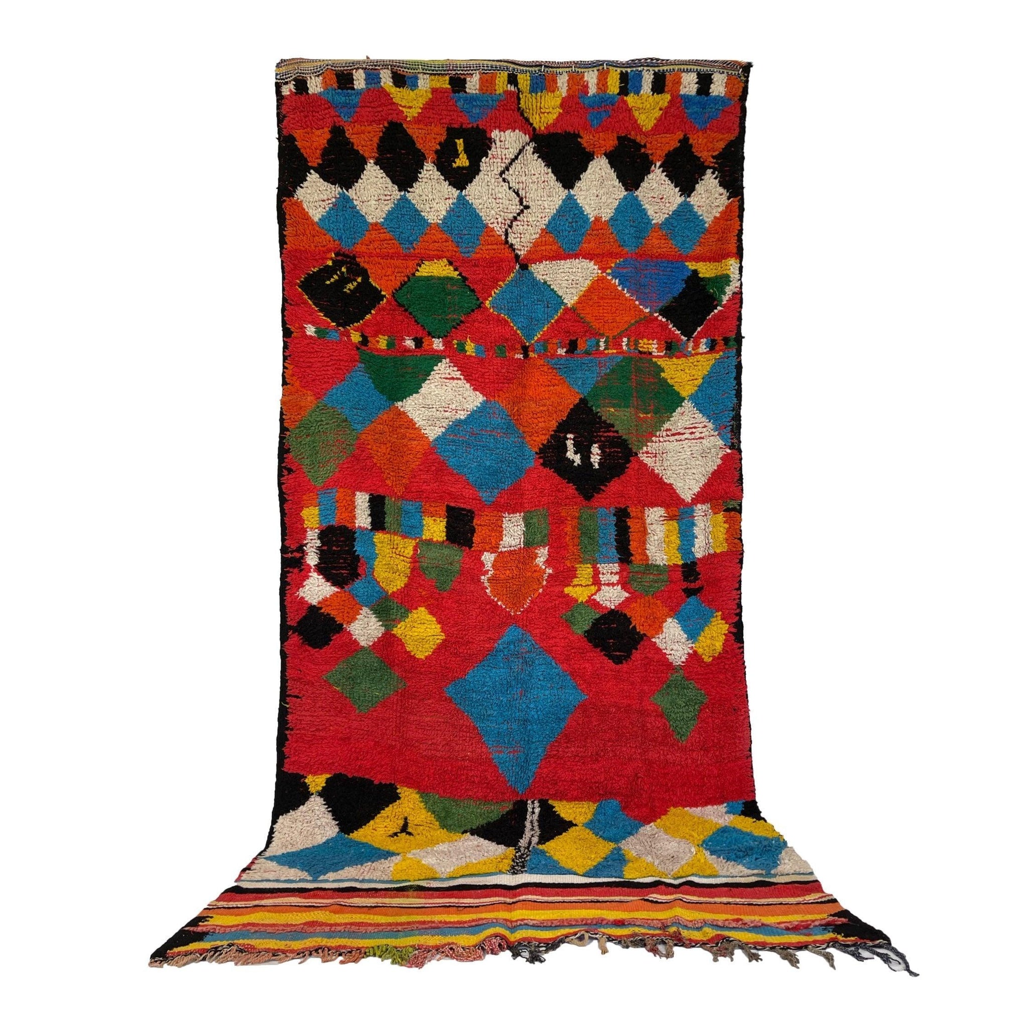 Vintage Moroccan Rug - Usus Morocco Collection Boujaad Rugs Of Morocco