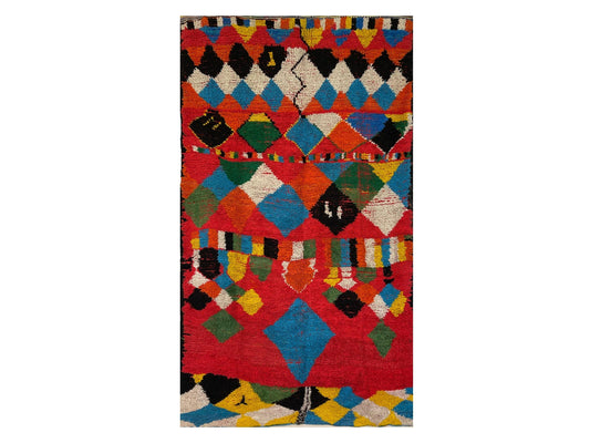 Vintage Moroccan Rug - Usus Morocco Collection Boujaad Rugs Of Morocco
