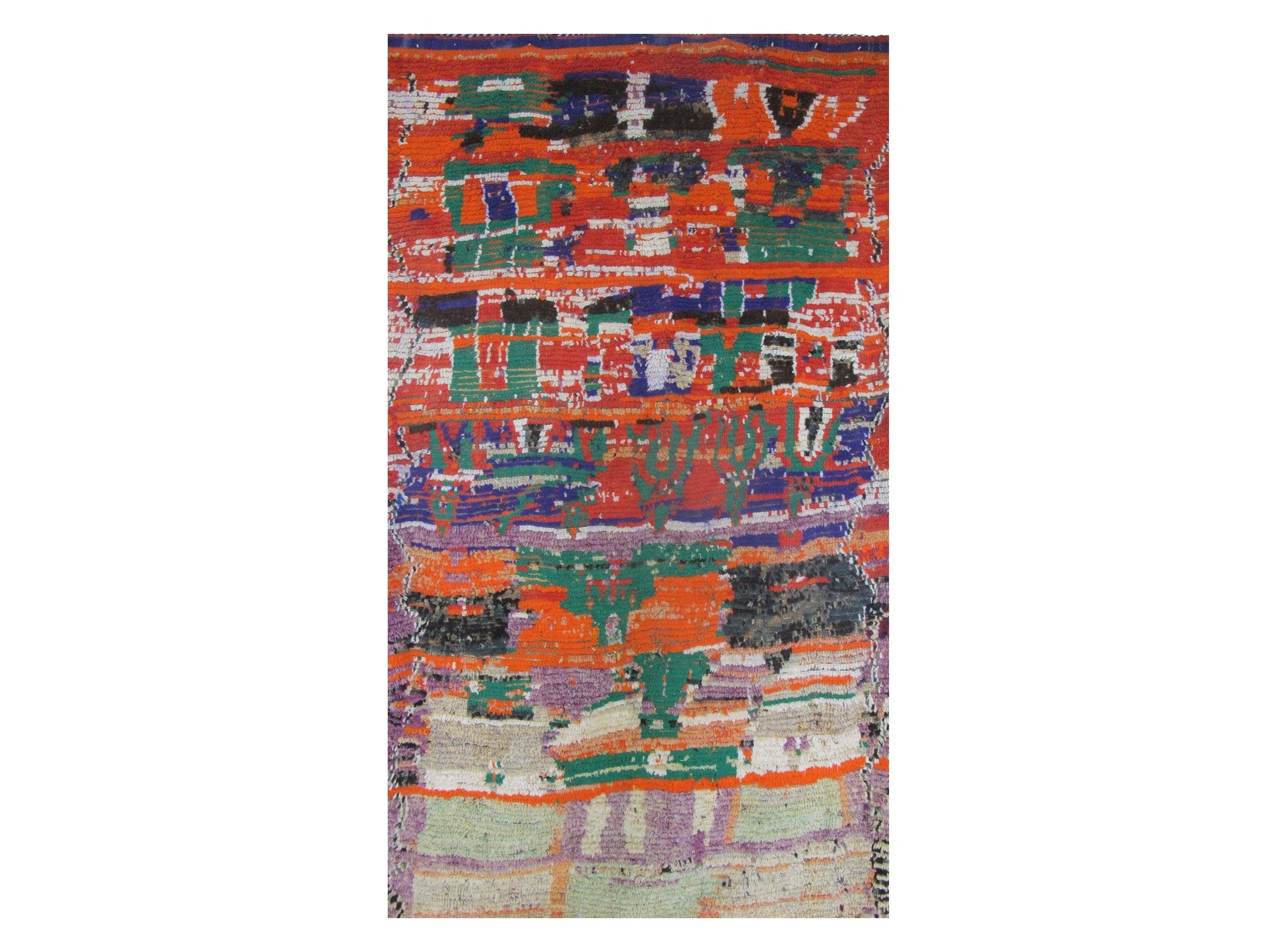 Vintage Moroccan Rug - Warrior Morocco Collection Taznakht Rugs Of Morocco