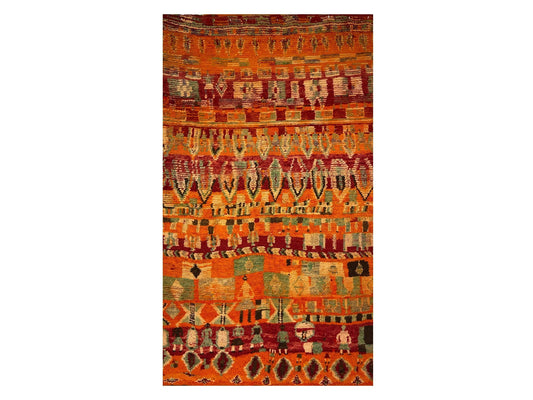 Vintage Moroccan Rug - Yufayur Morocco Collection Boujaad Rugs Of Morocco