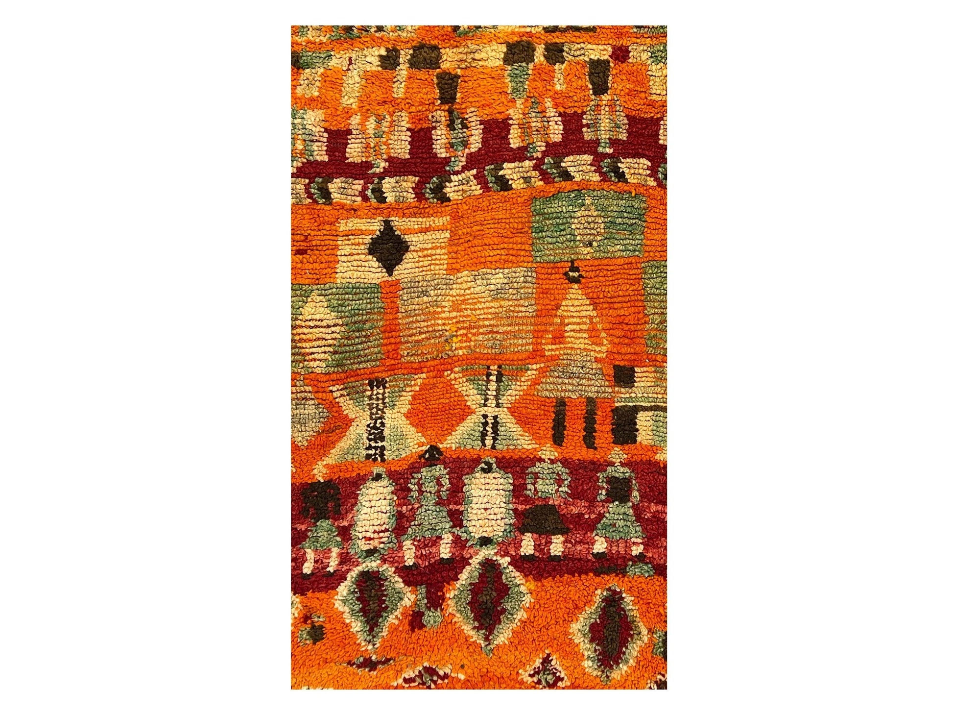 Vintage Moroccan Rug - Yufayur Morocco Collection Boujaad Rugs Of Morocco