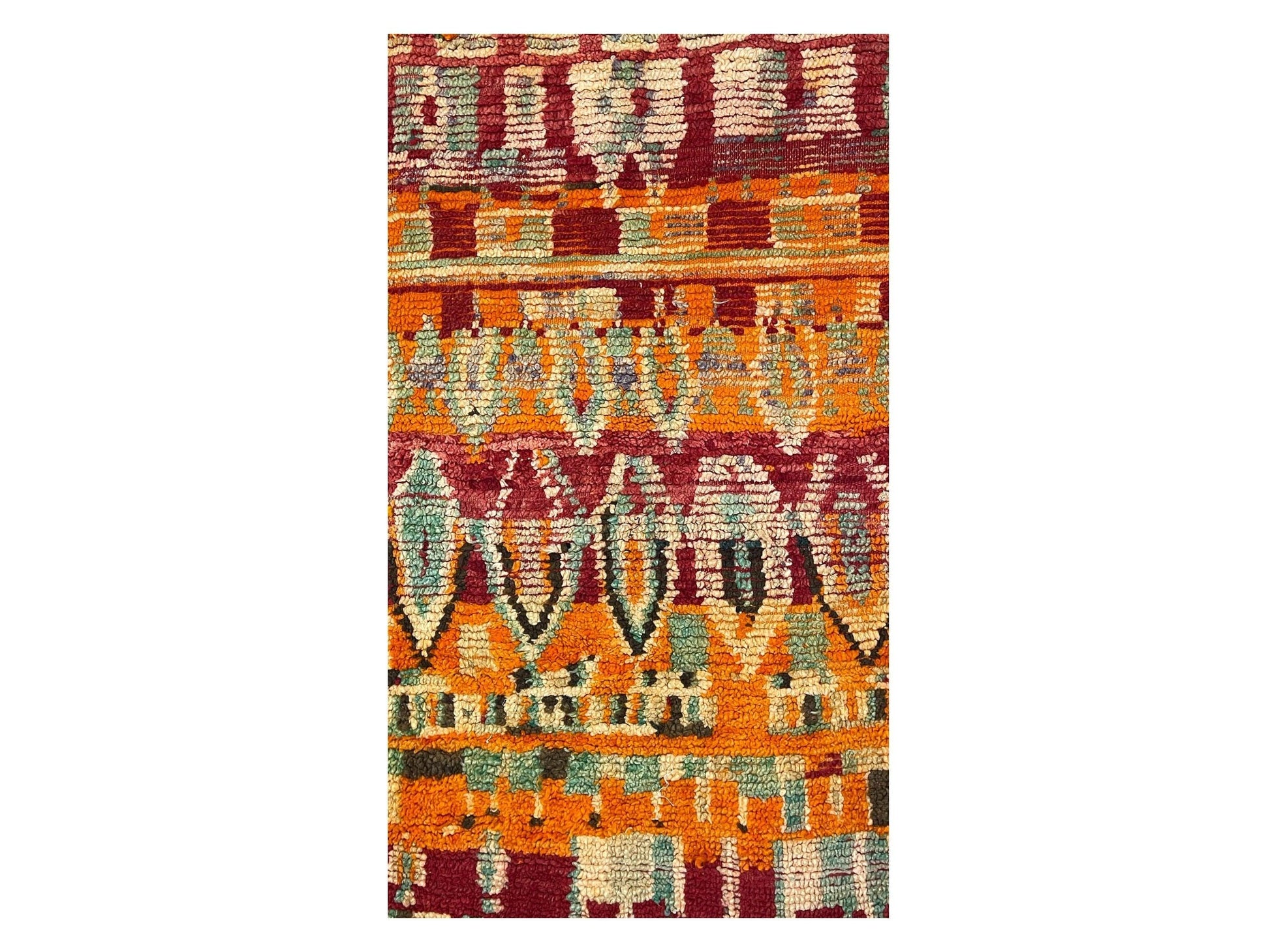 Vintage Moroccan Rug - Yufayur Morocco Collection Boujaad Rugs Of Morocco