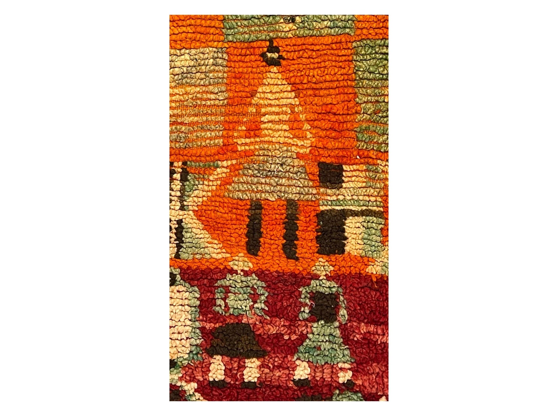 Vintage Moroccan Rug - Yufayur Morocco Collection Boujaad Rugs Of Morocco