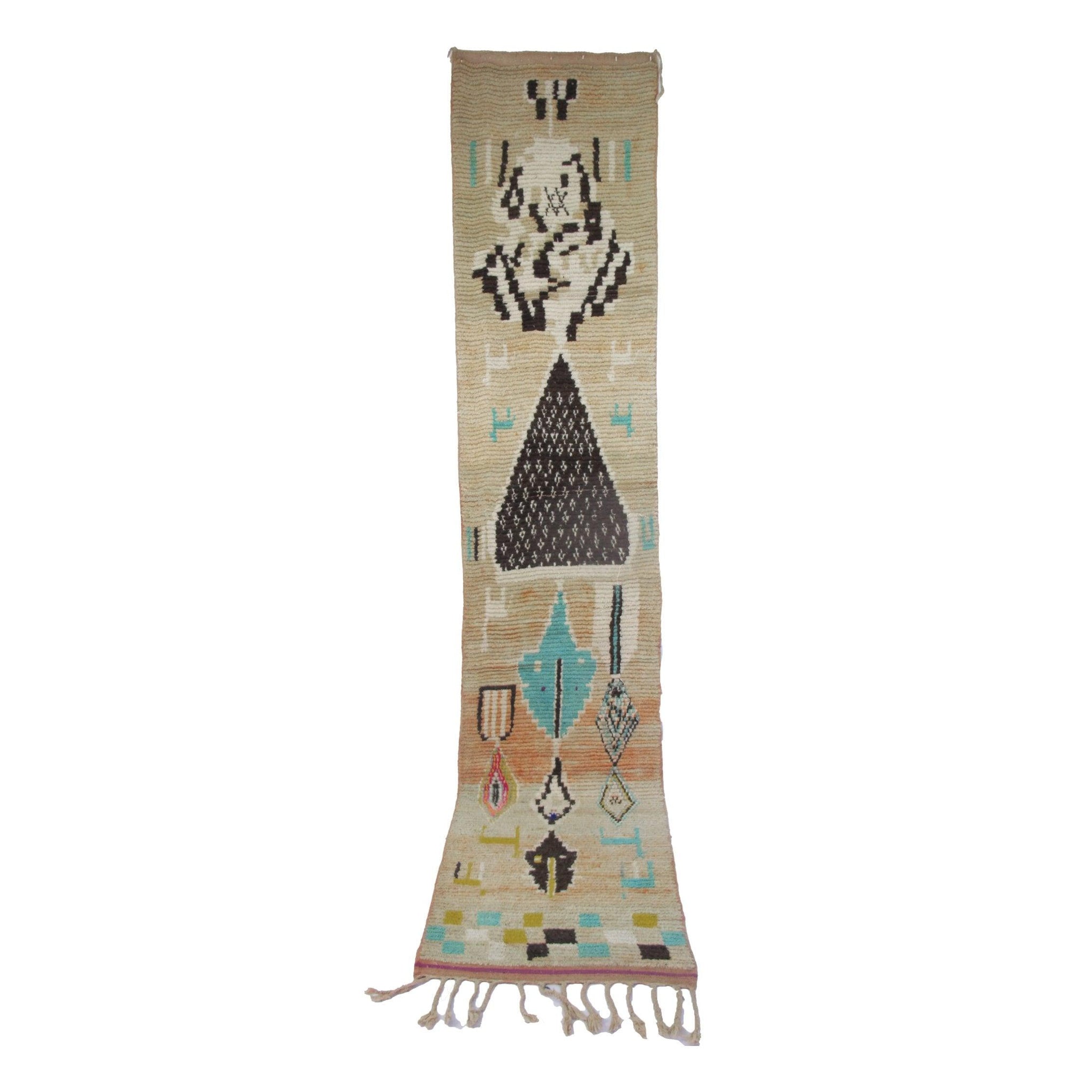 Vintage Moroccan Rug - Yufayyur Morocco Collection runners Rugs Of Morocco