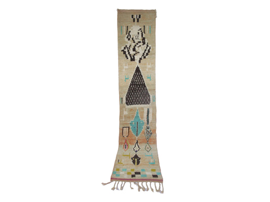 Vintage Moroccan Rug - Yufayyur Morocco Collection runners Rugs Of Morocco