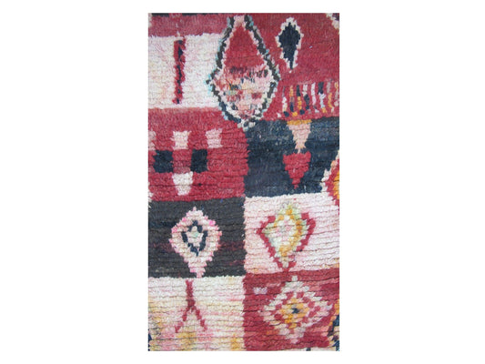 Vintage Moroccan Rug - Yufitrana Morocco Collection runners Rugs Of Morocco