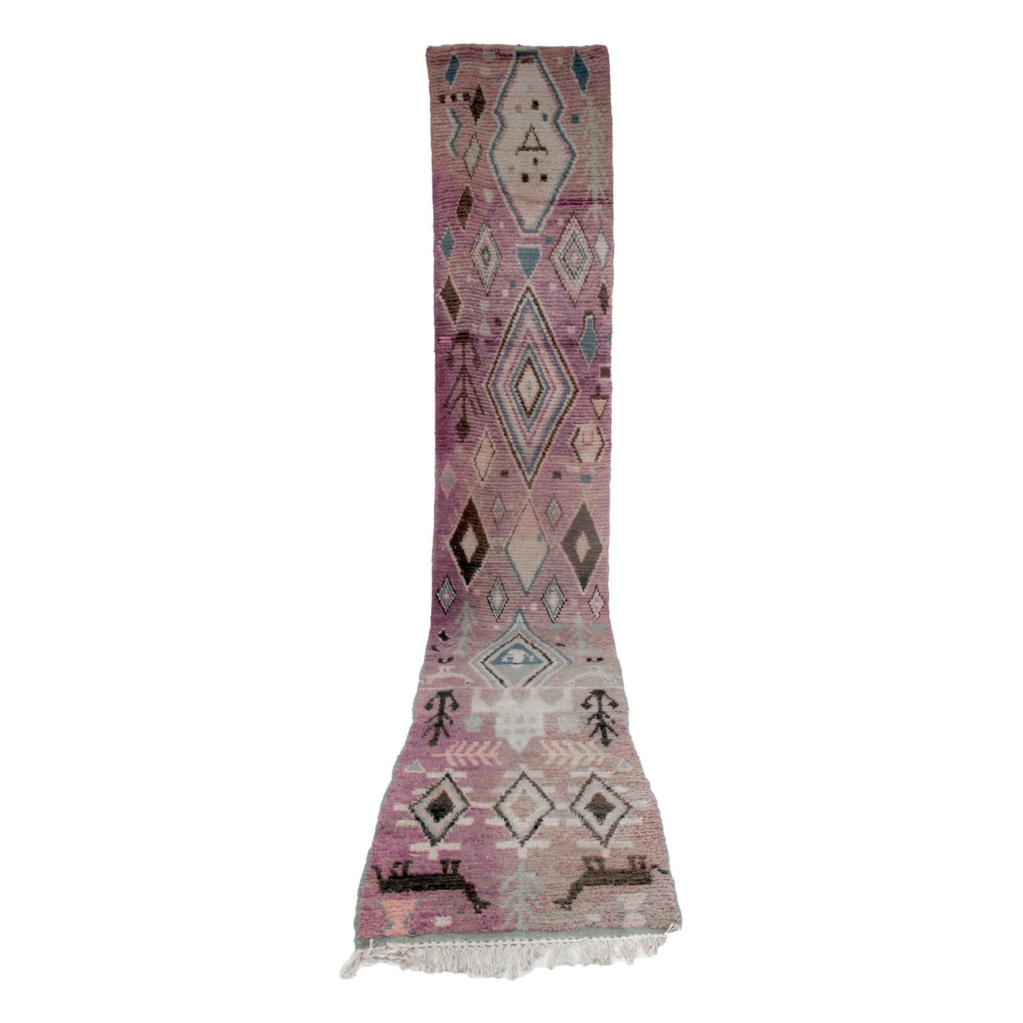 Vintage Moroccan Rug - Yugerten Morocco Collection runners Rugs Of Morocco
