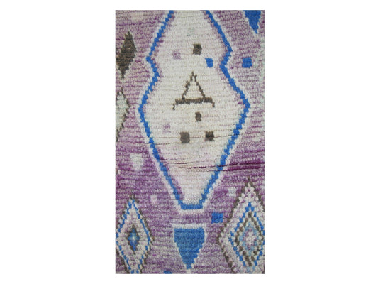 Vintage Moroccan Rug - Yugerten Morocco Collection runners Rugs Of Morocco