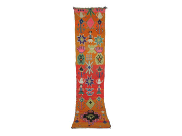 Vintage Moroccan Rug - Yuns Morocco Collection runners Rugs Of Morocco