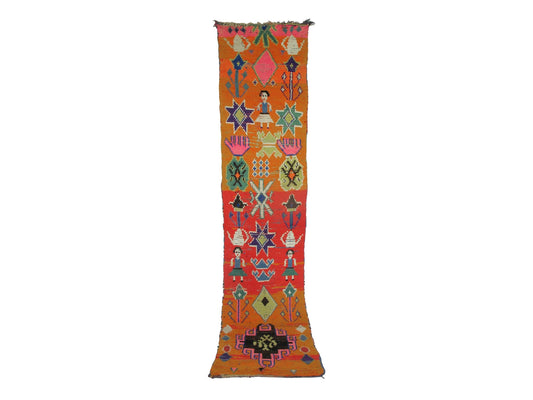 Vintage Moroccan Rug - Yuns Morocco Collection runners Rugs Of Morocco