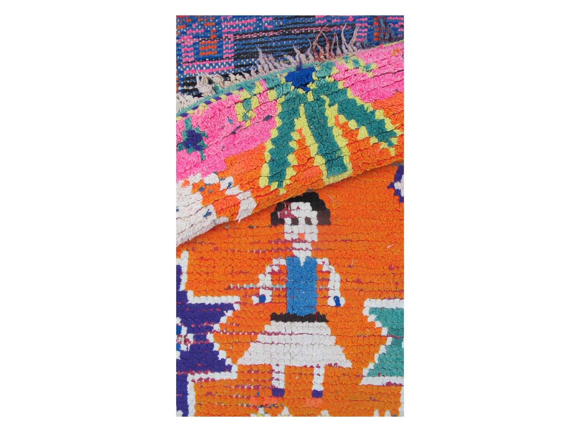 Vintage Moroccan Rug - Yuns Morocco Collection runners Rugs Of Morocco