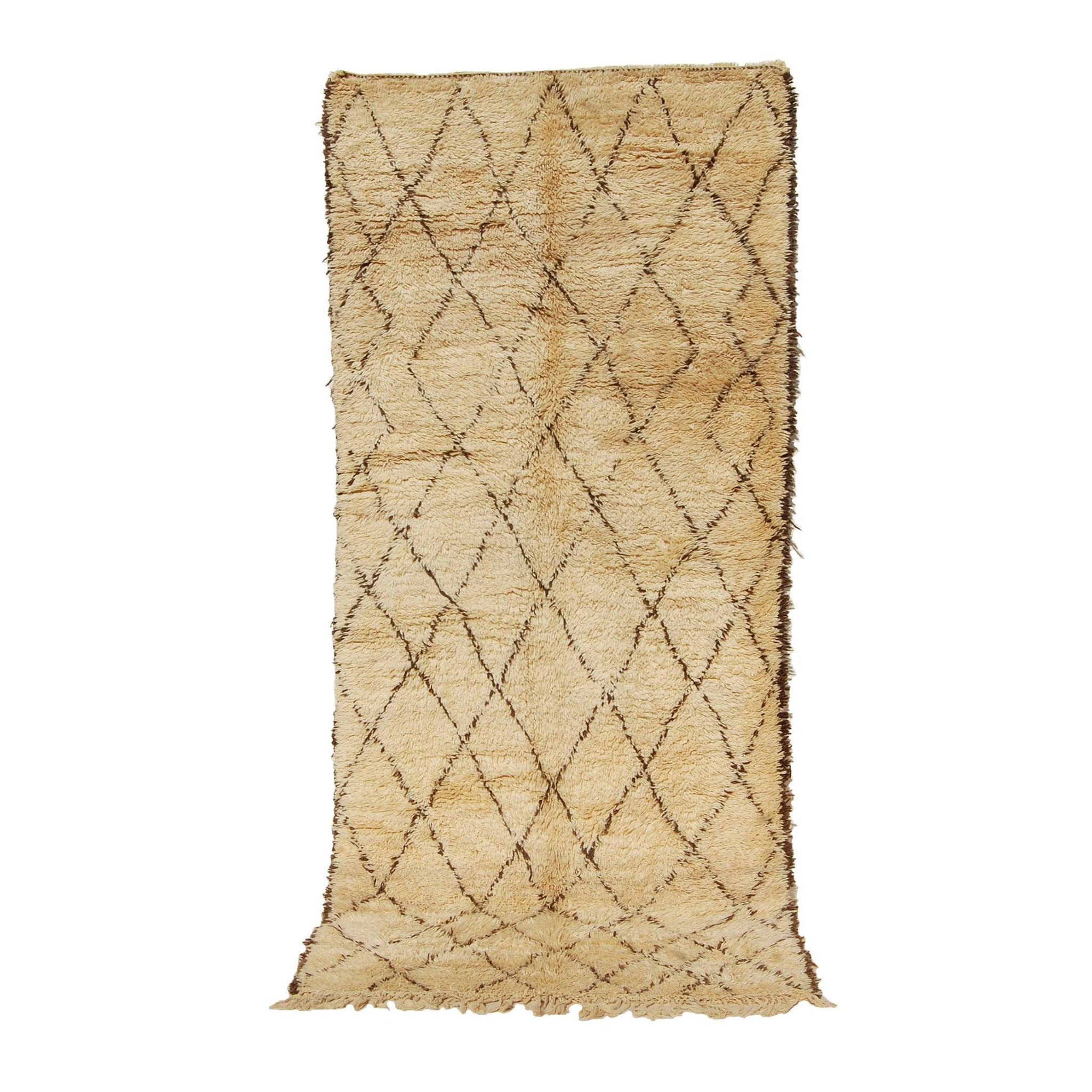 Vintage Moroccan Rug - Zeyba Morocco Collection Beni Ourain Rugs Of Morocco