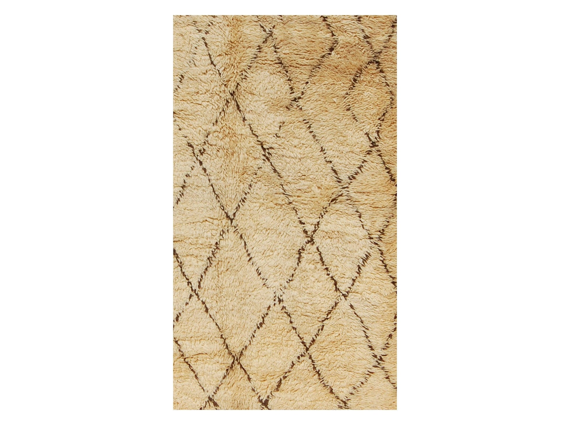 Vintage Moroccan Rug - Zeyba Morocco Collection Beni Ourain Rugs Of Morocco