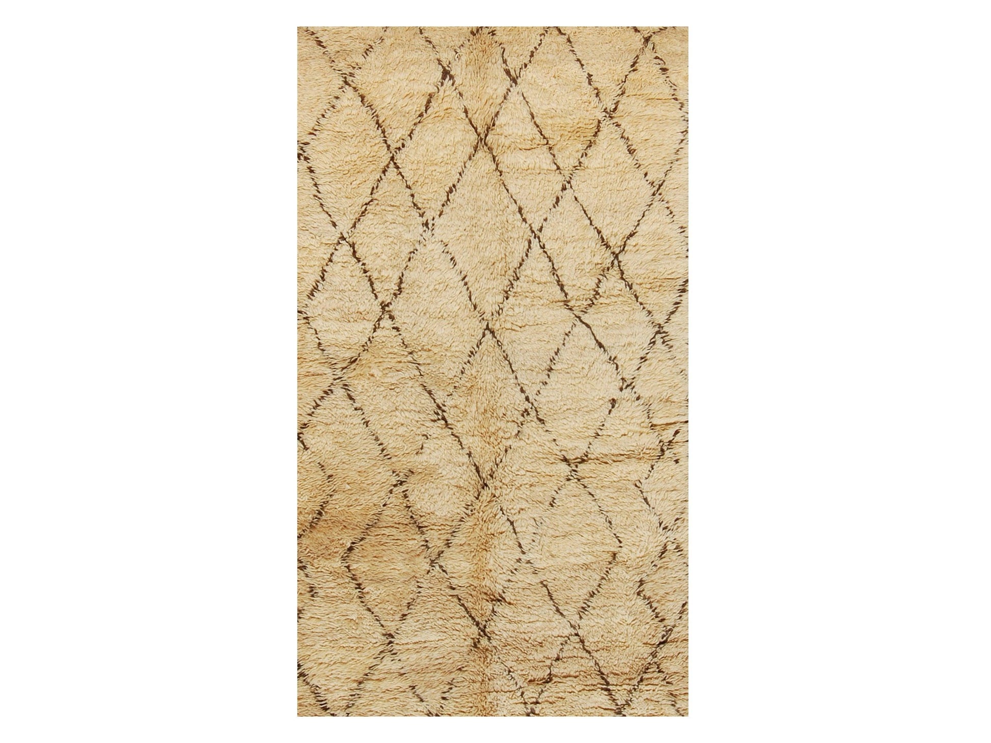 Vintage Moroccan Rug - Zeyba Morocco Collection Beni Ourain Rugs Of Morocco