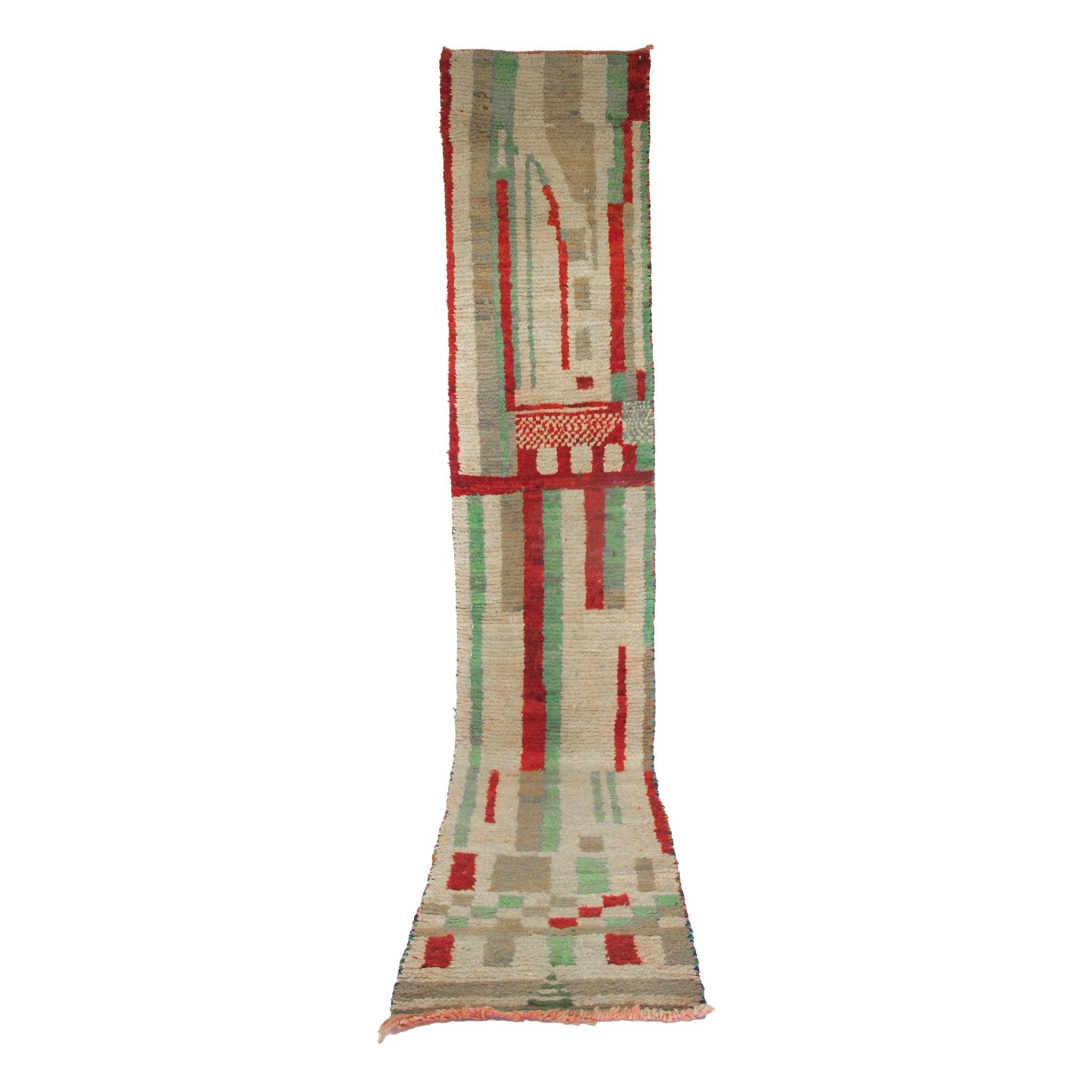 Vintage Moroccan Rug - Zigza Morocco Collection runners Rugs Of Morocco