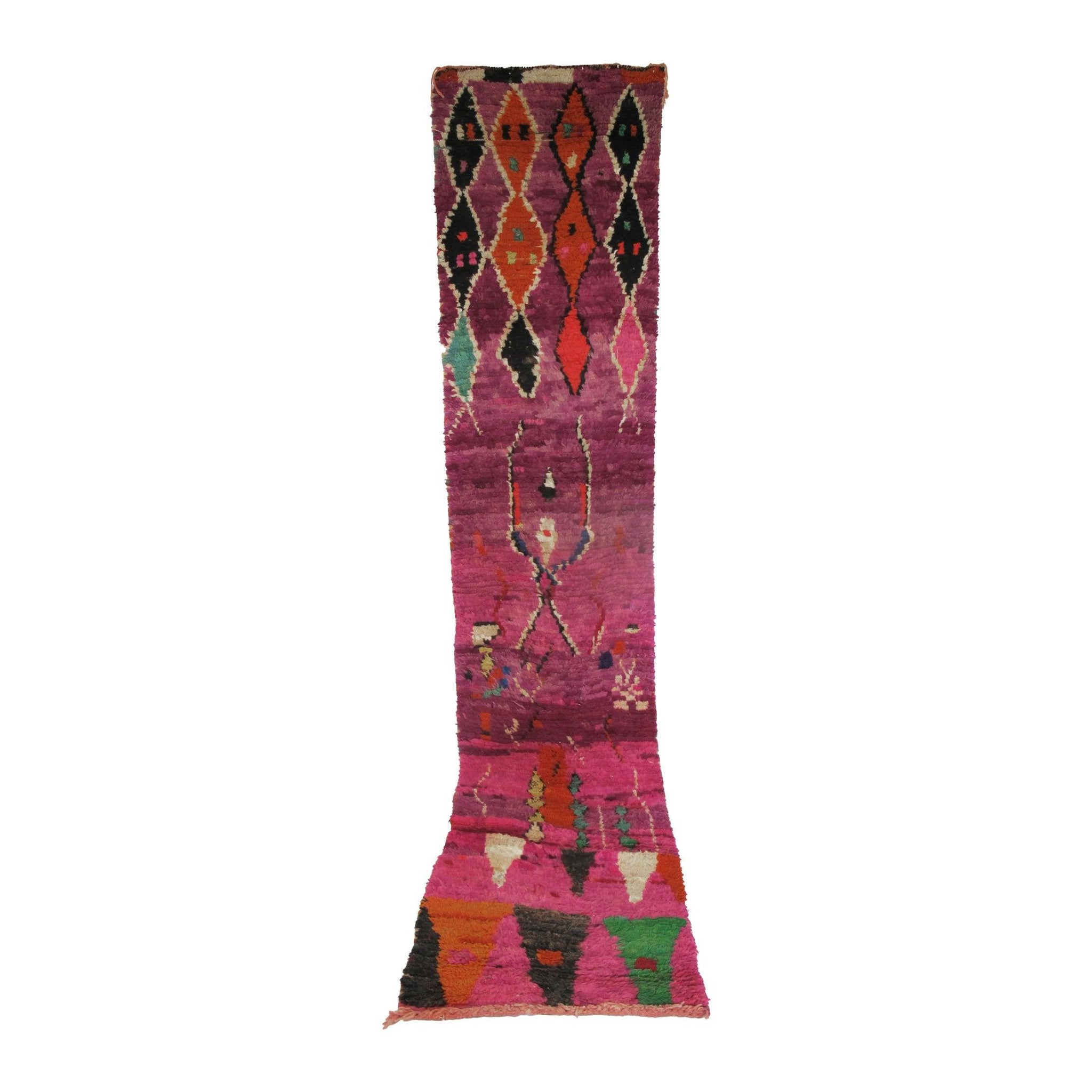 Vintage Moroccan Rug - Ziri Morocco Collection runners Rugs Of Morocco